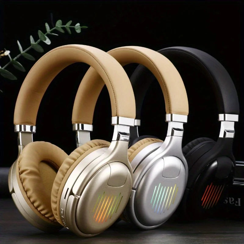 Rtako Bluetooth Headphones Over Ear, Wireless Headphones with Mic, Foldable Adjustable Lightweight HiFi Stereo Headset