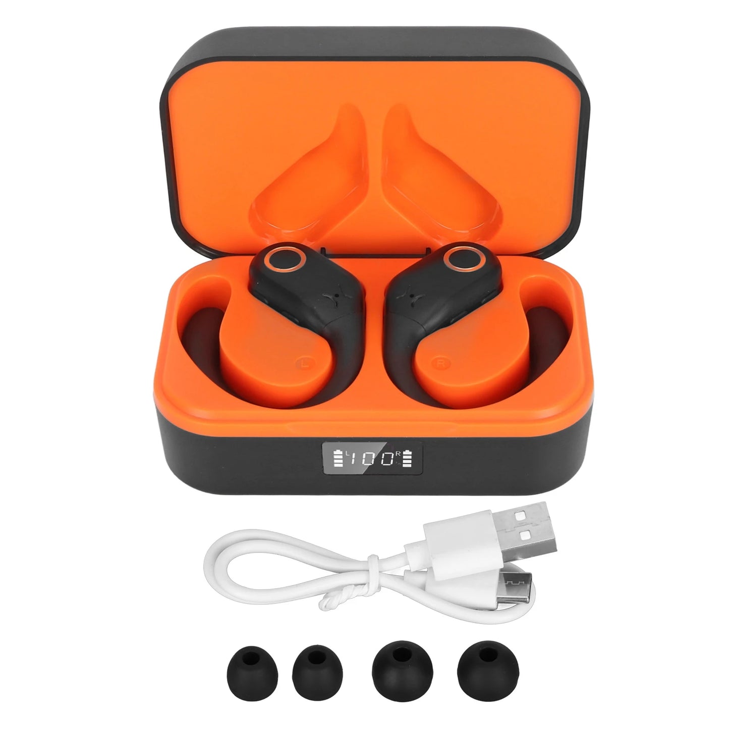 Bluetooth Translator Earbuds 144 Languages Noise Reduction Stereo Face To Face Translation Wireless Headphones with Case