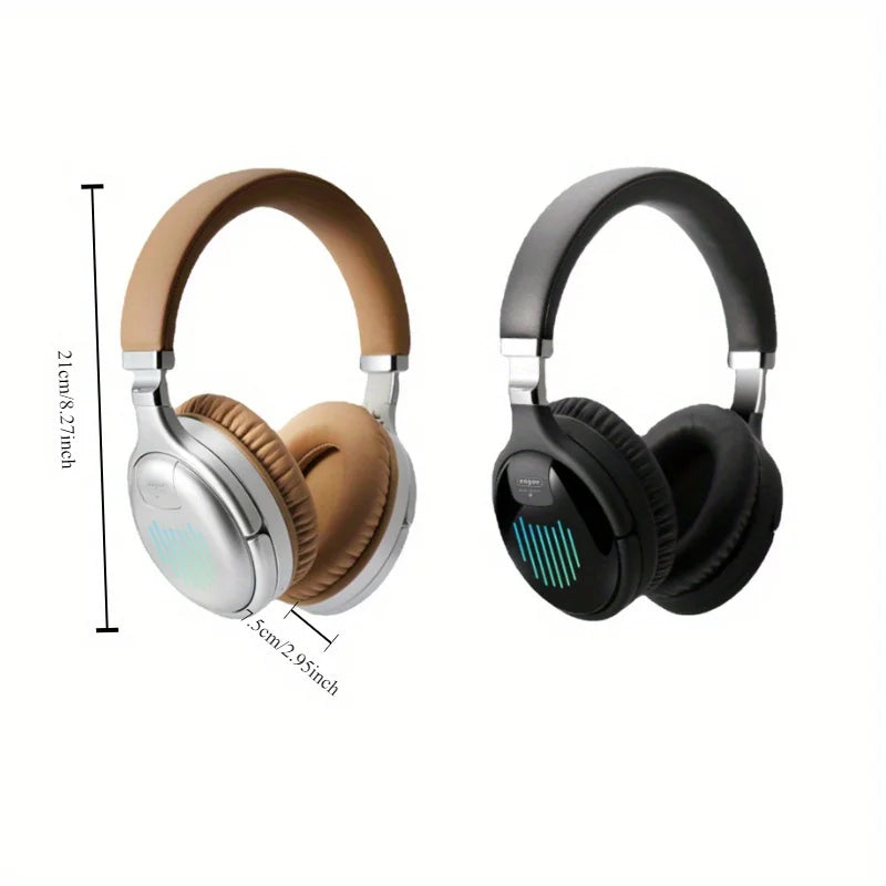 Rtako Bluetooth Headphones Over Ear, Wireless Headphones with Mic, Foldable Adjustable Lightweight HiFi Stereo Headset